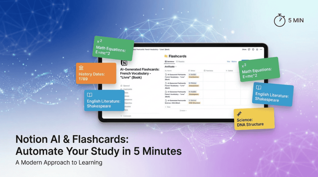 Notion AI pour fiches de révision